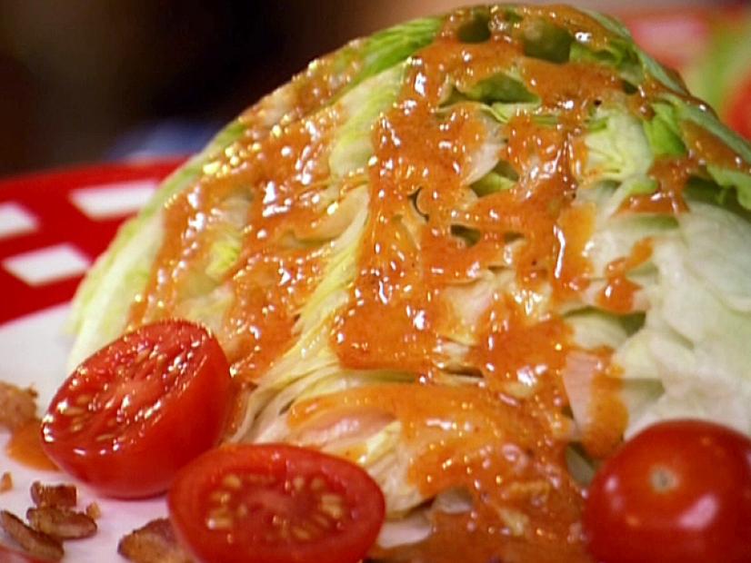 Wedge Salad with Homemade French Dressing. The NeelysDown Home with the NeelysNY-0306