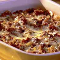Sausage and Leek Casserole. They NeelysNY-0309Down Home with the Neelys