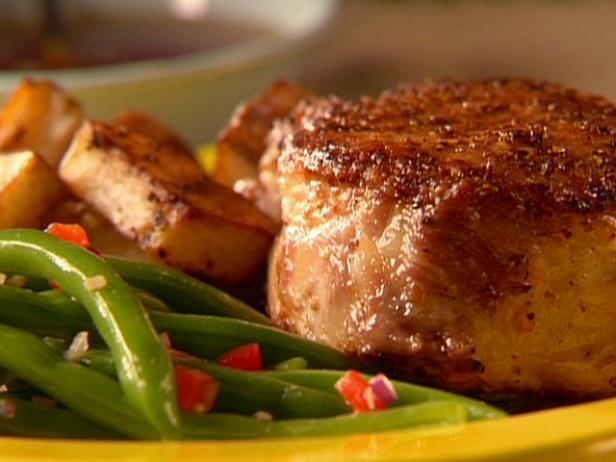 Spicy Pork Roast With Rosemary Potatoes Recipe Sunny Anderson Food Network