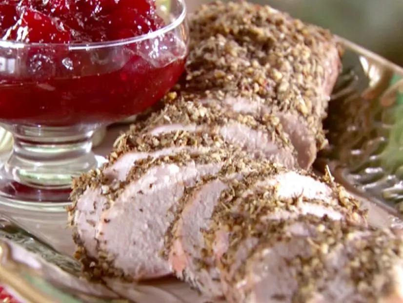Herbed Pork Roast and Cranberry Chutney. Sandra LeeSemi-Homemade with Sandra LeeSH-1212