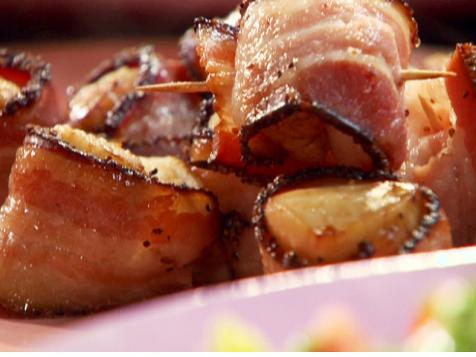 Balsamic Soaked Bacon Wrapped Scallops