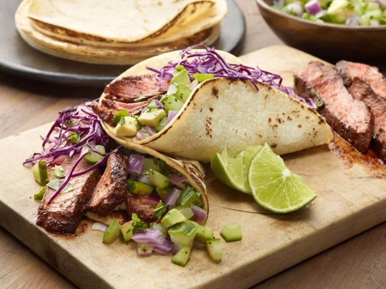 Chilli Rubbed Steak Tacos