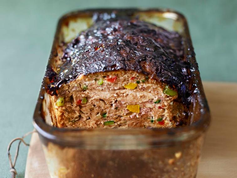 Vegetable Meatloaf with Balsamic Glaze Recipe Bobby Flay Food Network