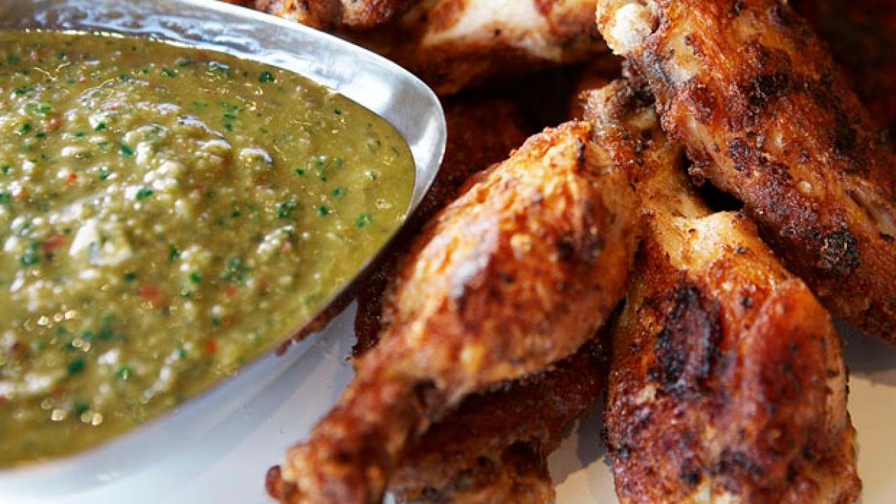 Chicken Wings With Salsa Verde