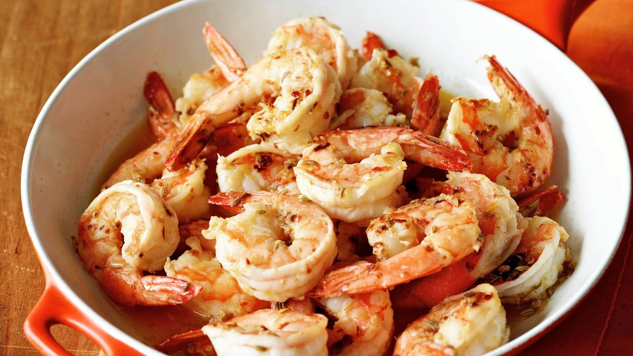 Spicy Fennel Shrimp