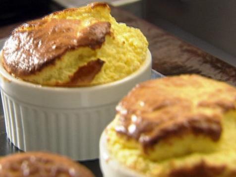 Blue Cheese Souffle with Fresh Figs and Honey