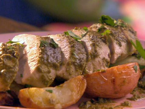 Sage Pesto Crusted Turkey Tenderloin