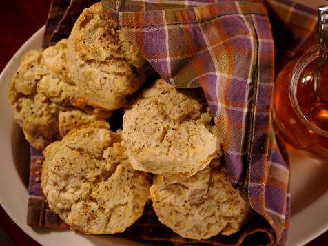 Buttermilk Biscuits with Butter and Honey