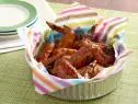 Orange glazed chicken wings