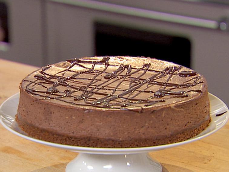 Chocolate Espresso Cheesecake with Ganache Recipe Ina Garten Food