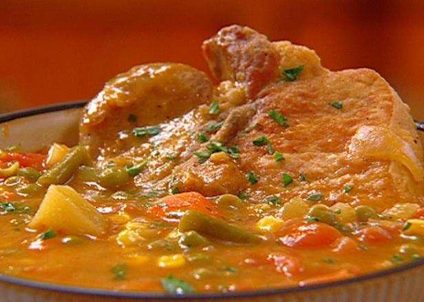 Grandma Neely's Fried Pork Chop Vegetable Soup
