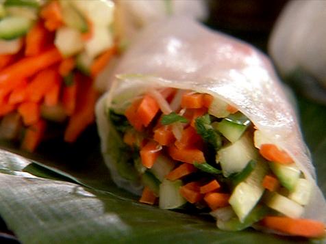 Summer Rolls with Ginger Dipping Sauce