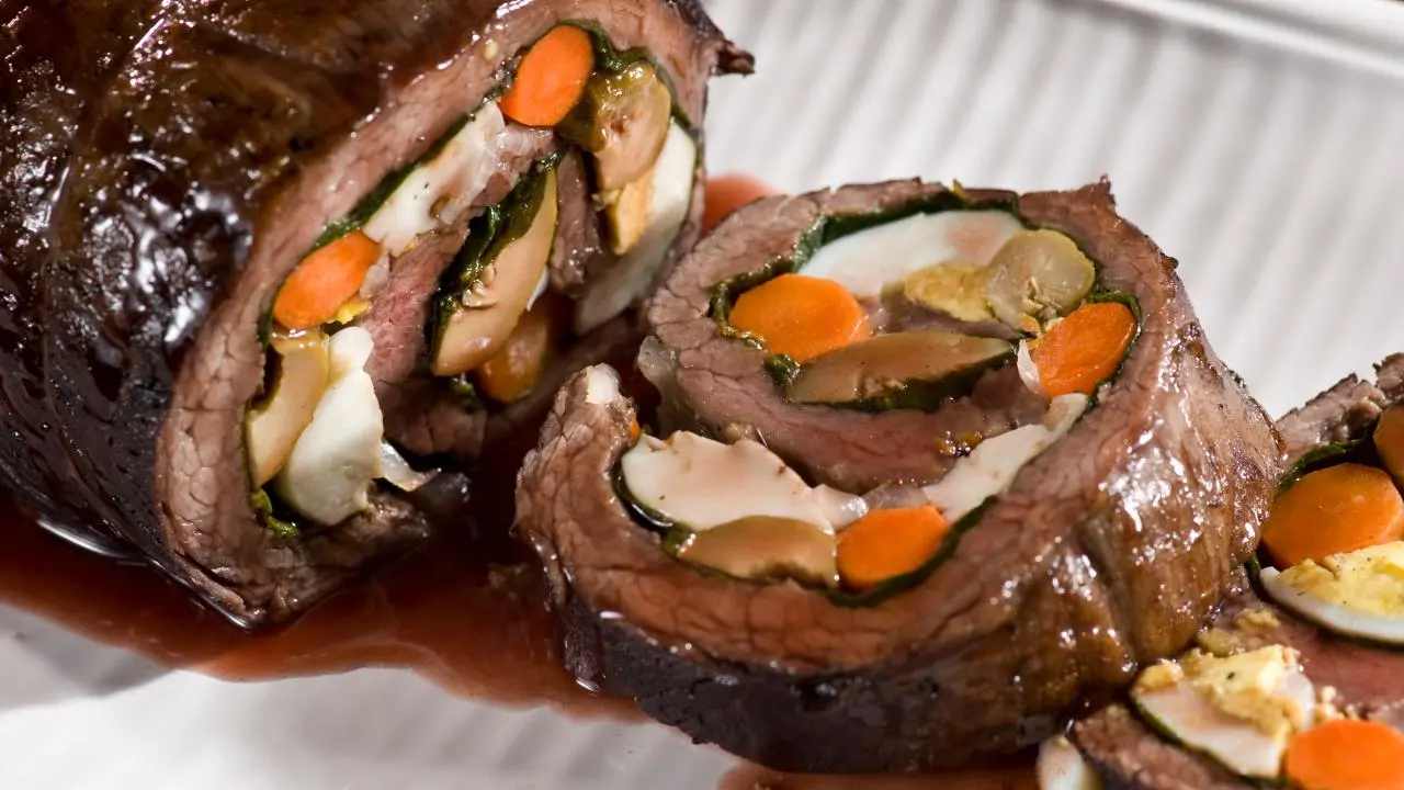 Argentine Stuffed Flank Steak Matambre Recipe Tyler Florence Food Network