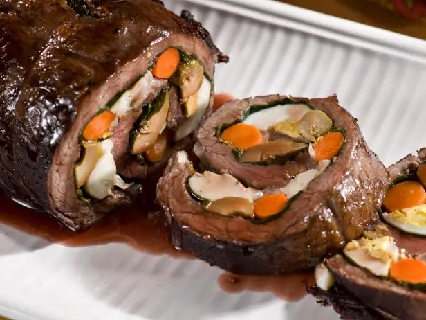 Argentine Stuffed Flank Steak: Matambre Recipe | Tyler Florence | Food Network