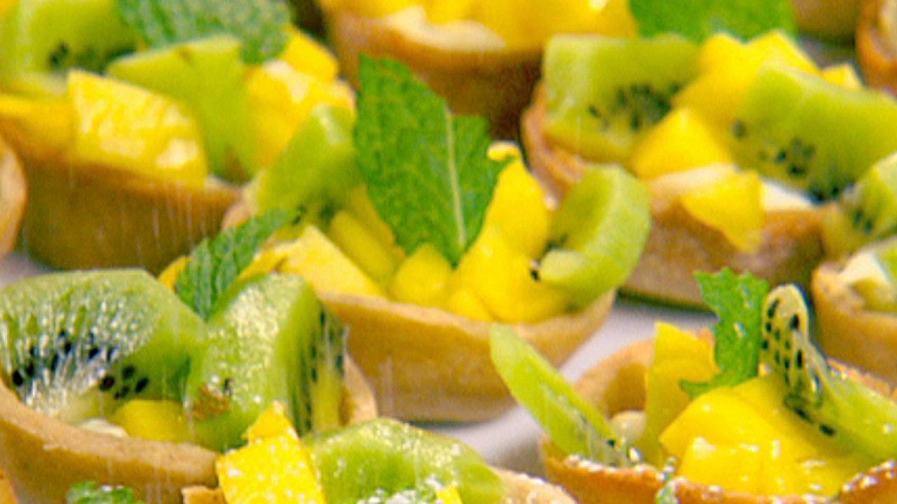 Kiwi and Mango Tartlets