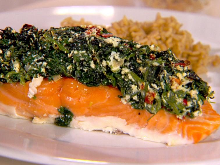 Salmon Florentine Recipe Ellie Krieger Food Network