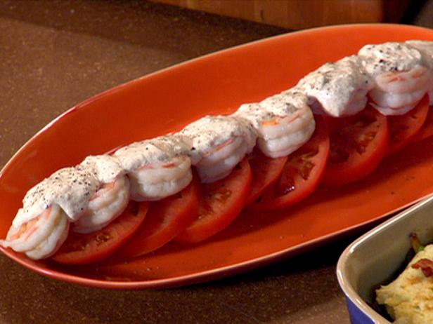 Tomato and Shrimp Salad with Horseradish Dressing image