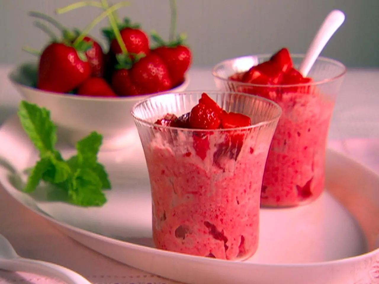 Strawberry and Mascarpone Granita Recipe | Giada De Laurentiis