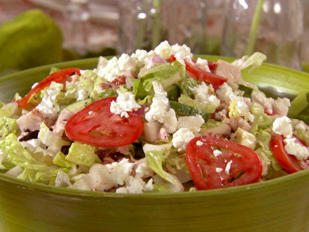 Chicken Chopped Mediterranean Salad with Feta Vinaigrette image