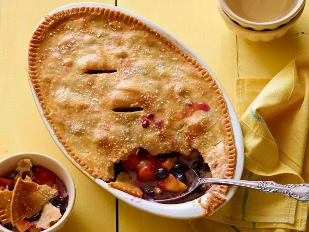 Blueberry Peach Cobbler Recipe | Sunny Anderson | Food Network