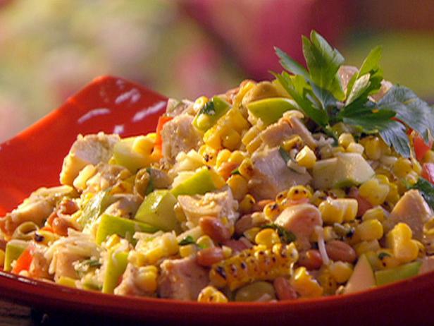 Mexican Chopped Salad With Toasted Cumin Vinaigrette Recipe Robin Miller Food Network