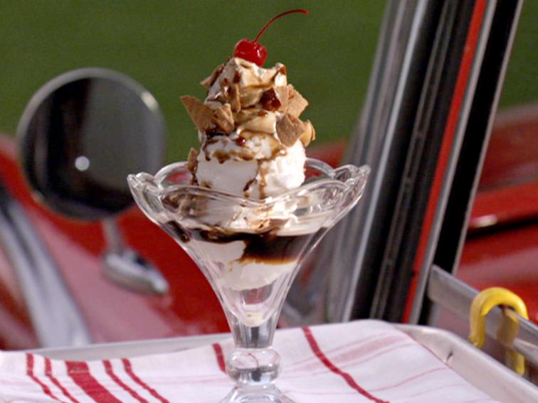 Root Beer Float Sundae Recipe Sandra Lee Food Network 