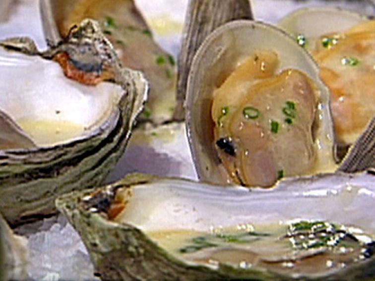 Grilled Oysters with Lemon Butter Recipe Food Network