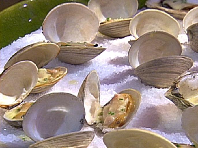 Grilled Clams with Garlic Butter Recipe Food Network
