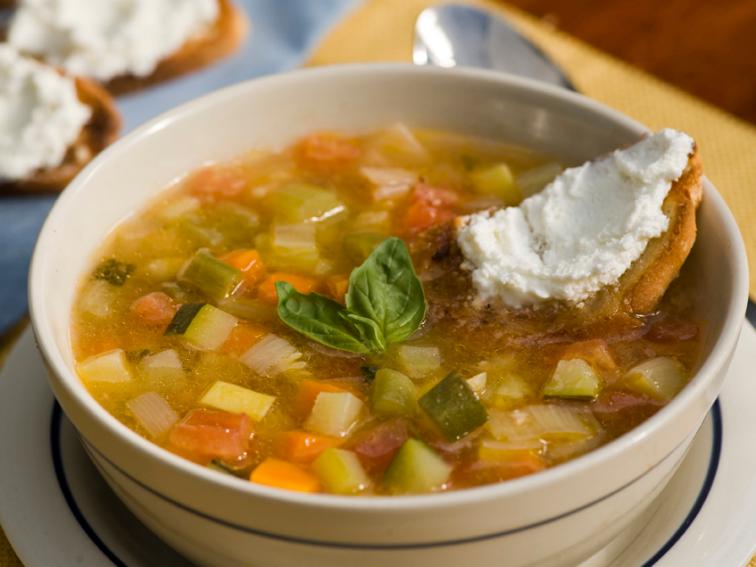 Provencal Vegetable Soup Soupe Au Pistou Recipe Food Network