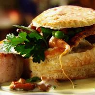 TU-0505
Seared Sea Scallops with Vegetables in Puff-Pastry