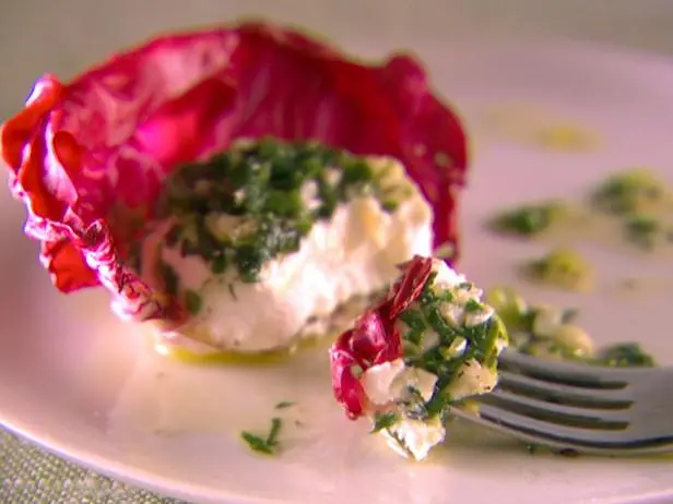 Goat Cheese and Herb Stuffed Radicchio Leaves Recipe | Giada De ...