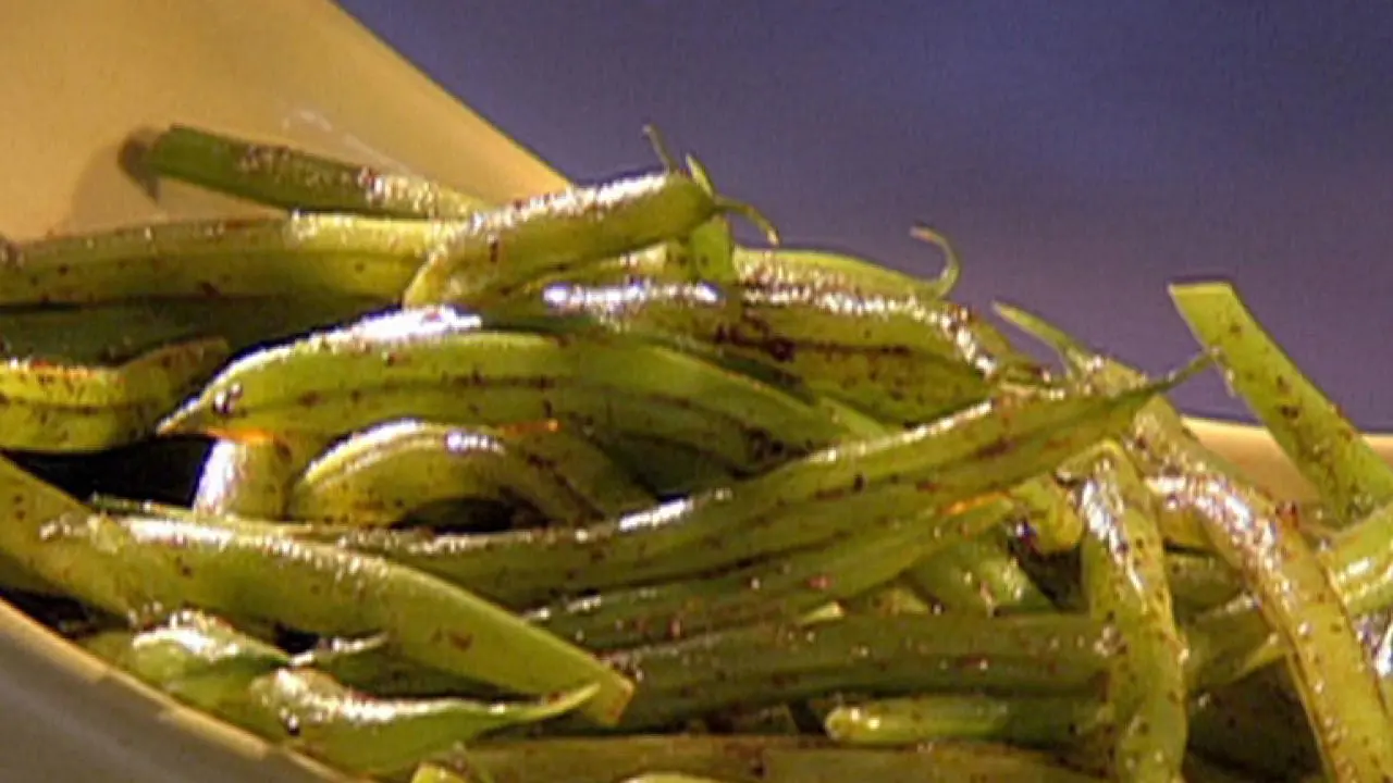 Blackened Green Beans