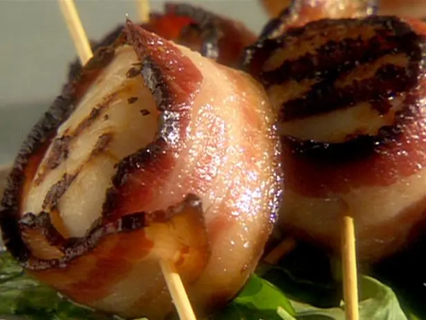 Scallops Wrapped in Bacon Recipe | Food Network