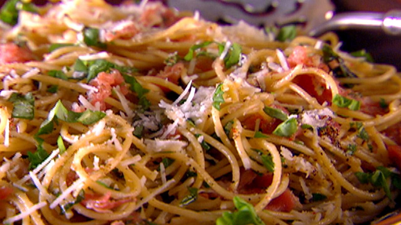 Pecorino-Prosciutto Spaghetti