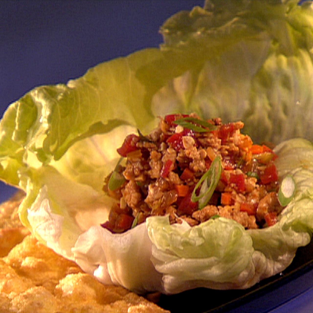 Thai-Style Minced Chicken Lettuce Cups - Once Upon a Chef