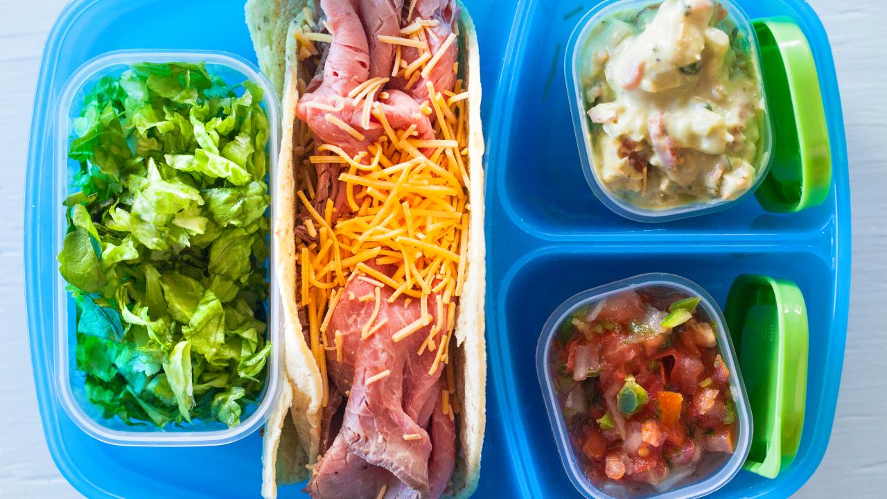 Kid-Friendly DIY Taco Salad Lunchbox, Food Network Healthy Eats: Recipes,  Ideas, and Food News