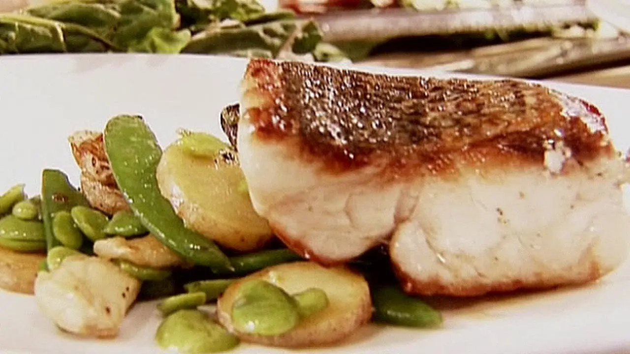 Seared Wild Striped Bass