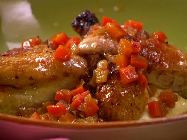 Herb Roasted Chicken Recipe Anne Burrell Food Network