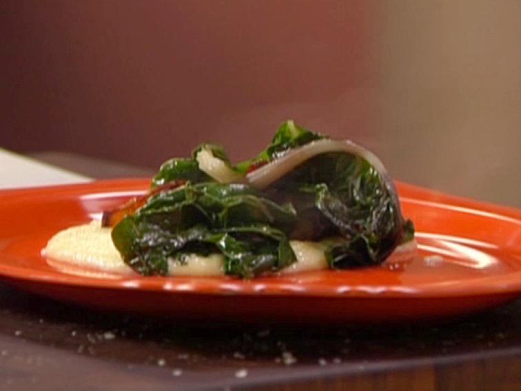Sauteed Swiss Chard with Bacon Recipe Anne Burrell Food Network