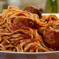 NY0211
Spaghetti with Turkey Meatballs