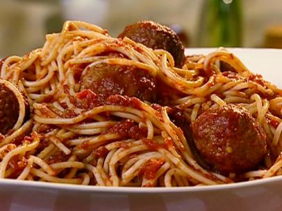NY0211
Spaghetti with Turkey Meatballs