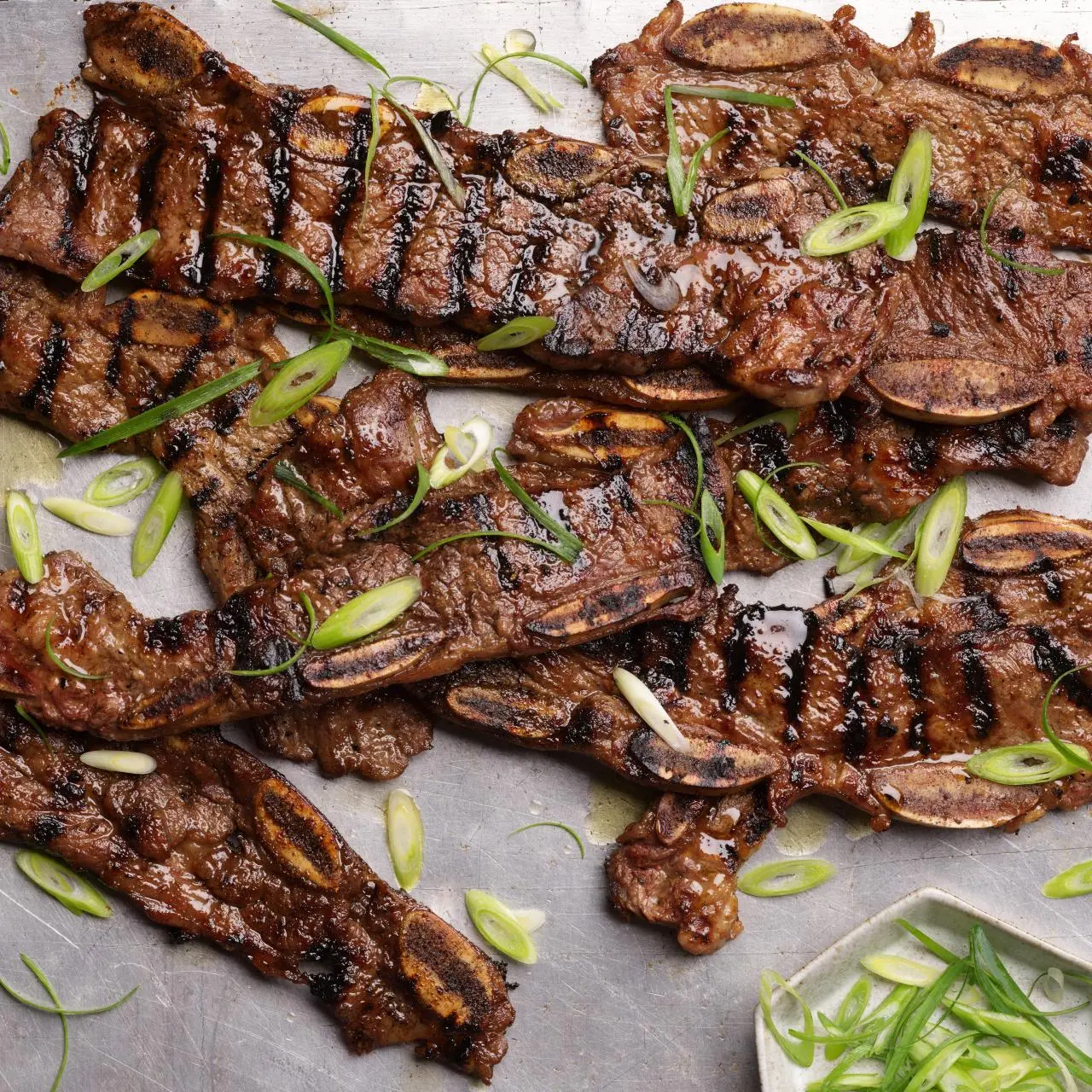 Kalbi (Korean Barbequed Beef Short Ribs)