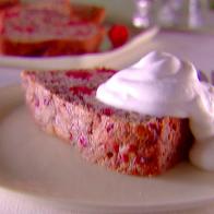 NY0213Pound Cake with Raspberries and Whipped Cream