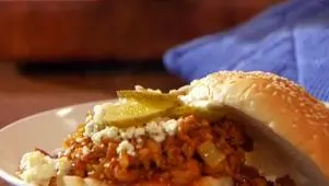 Rachael's Sloppy Buffalo Joes