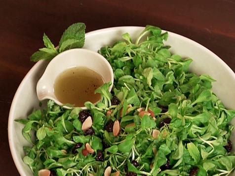 Cherry, Almond, and Herb Salad