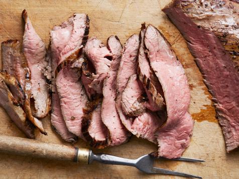 Grilled Flank Steak with Ginger Marinade