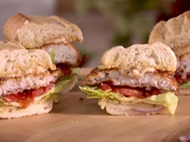 Catfish Sandwiches with Cajun Remoulade Recipe | Sandra Lee