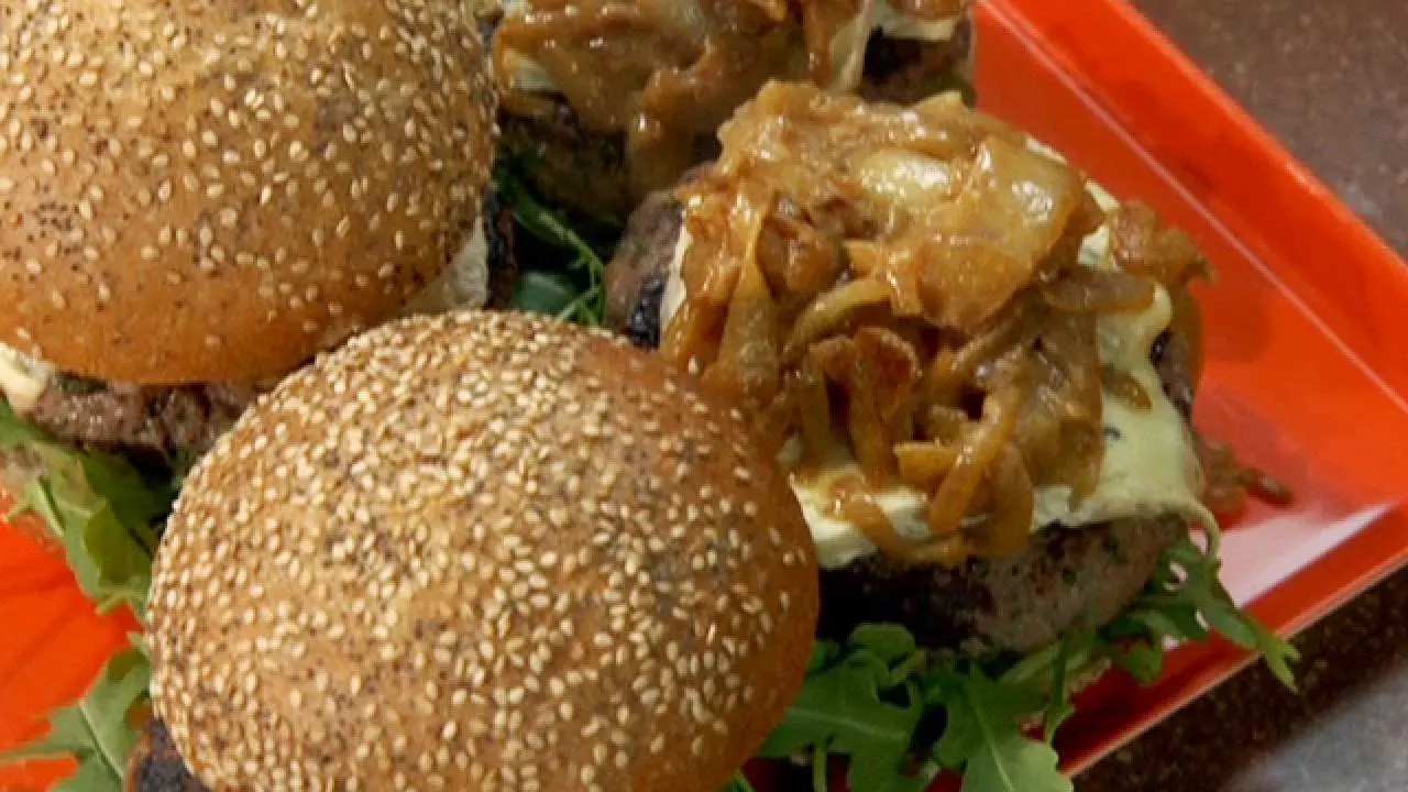 Blue-rugula Burgers