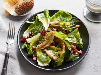 Cooking Channel 
Giada De Laurentiis Caramelized Pancetta Fennel Salad
Thanksgiving Salad-Add Color & Greens to Your Table,Cooking Channel 
Giada De Laurentiis Caramelized Pancetta Fennel Salad
Thanksgiving Salad-Add Color & Greens to Your Table