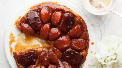 Easy Peach Tarte Tatin (for beginners) - Two Kooks In The Kitchen